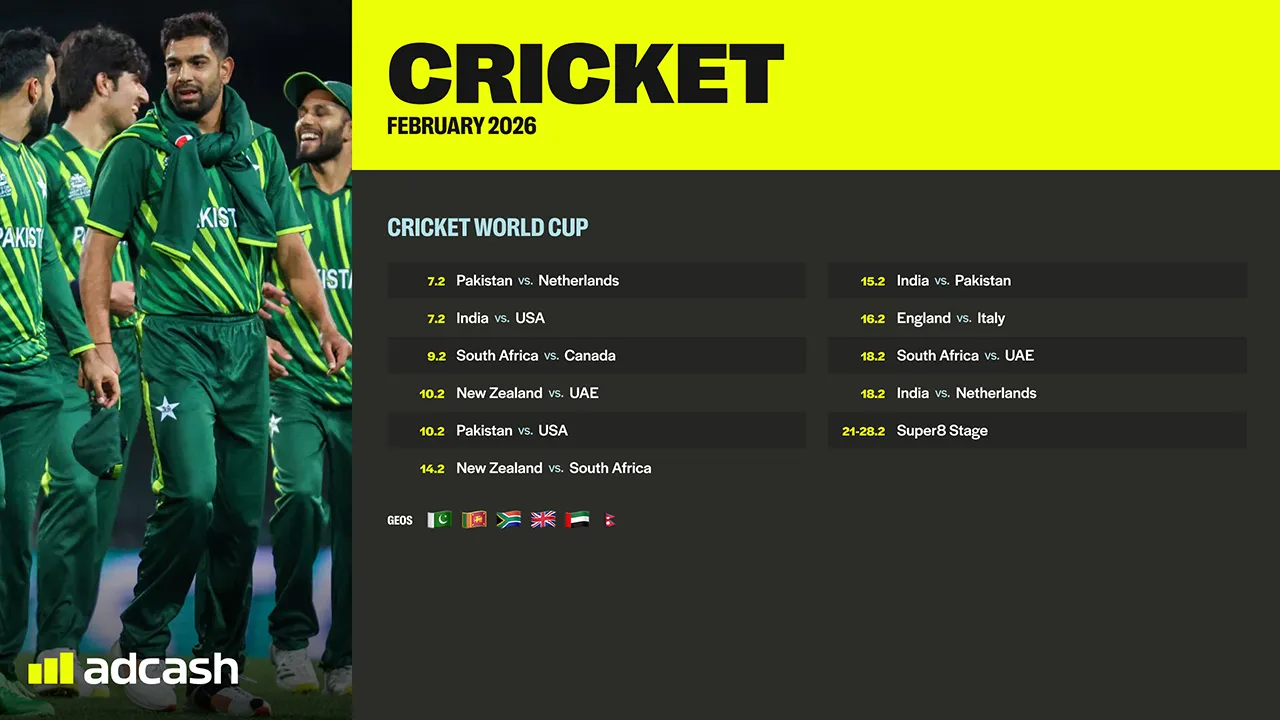 Cricket Schedule February 2026 Key Dates