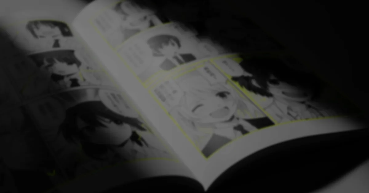 stylised manga comic in black and white cover image