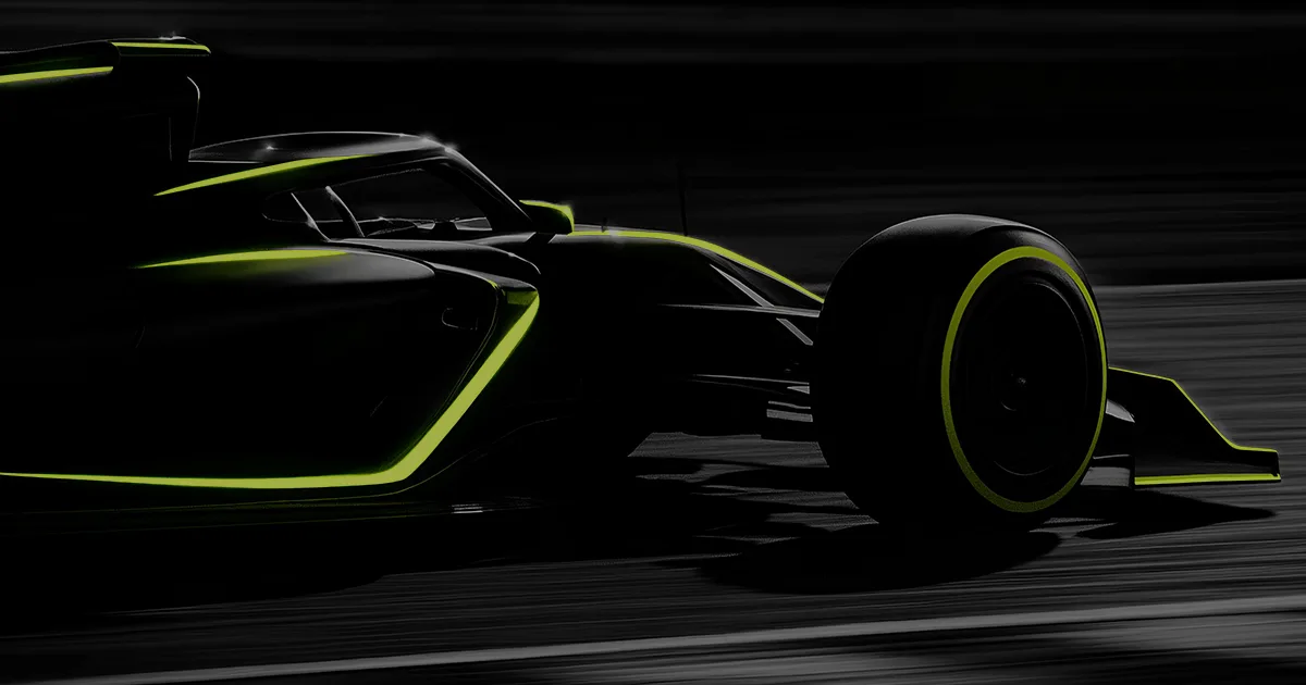 Formula one advertising blog header image