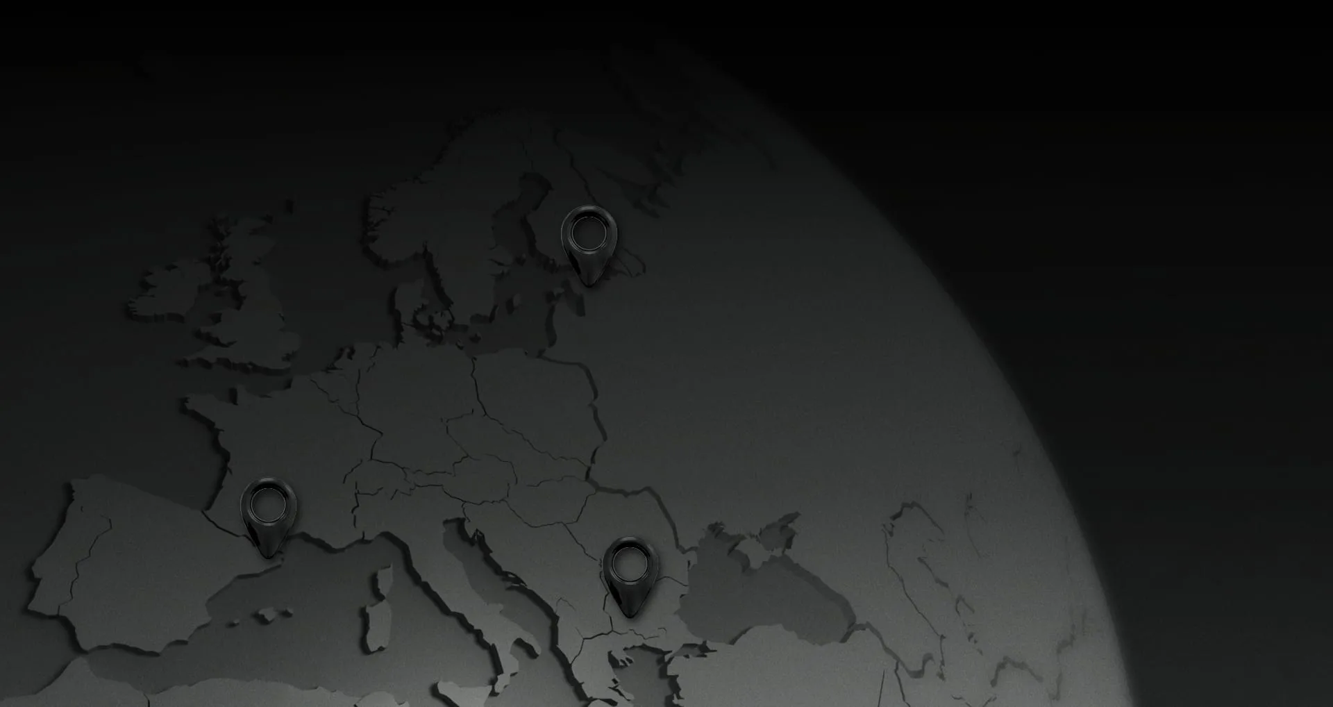 Global map of the world header