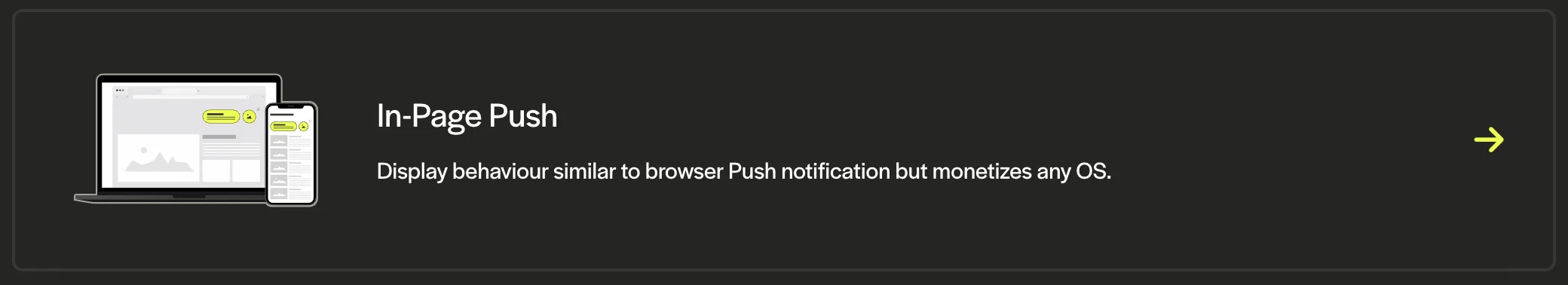 in-page push adverts