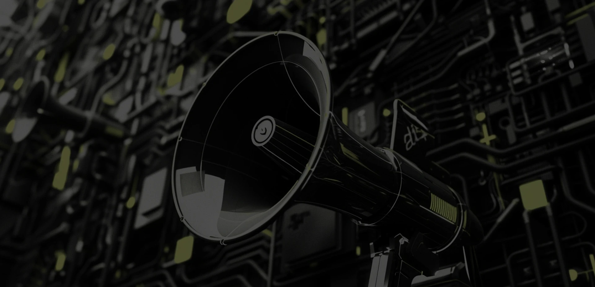 In-page push ads header