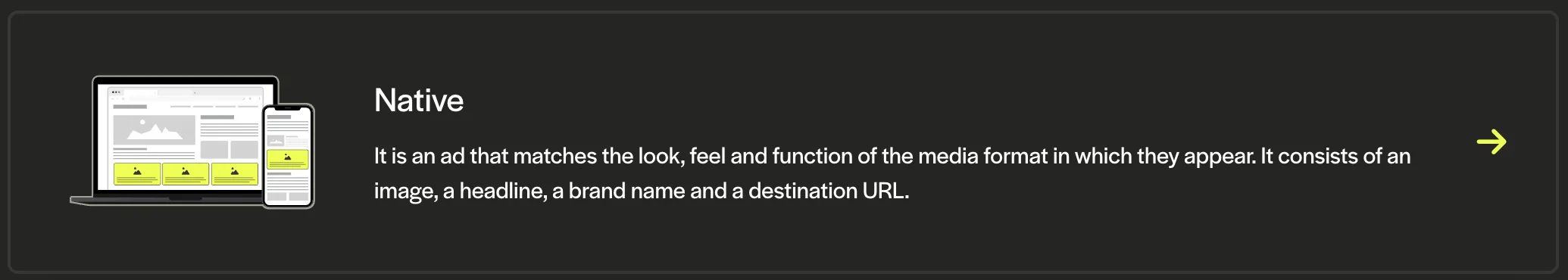 Get native ads on your site